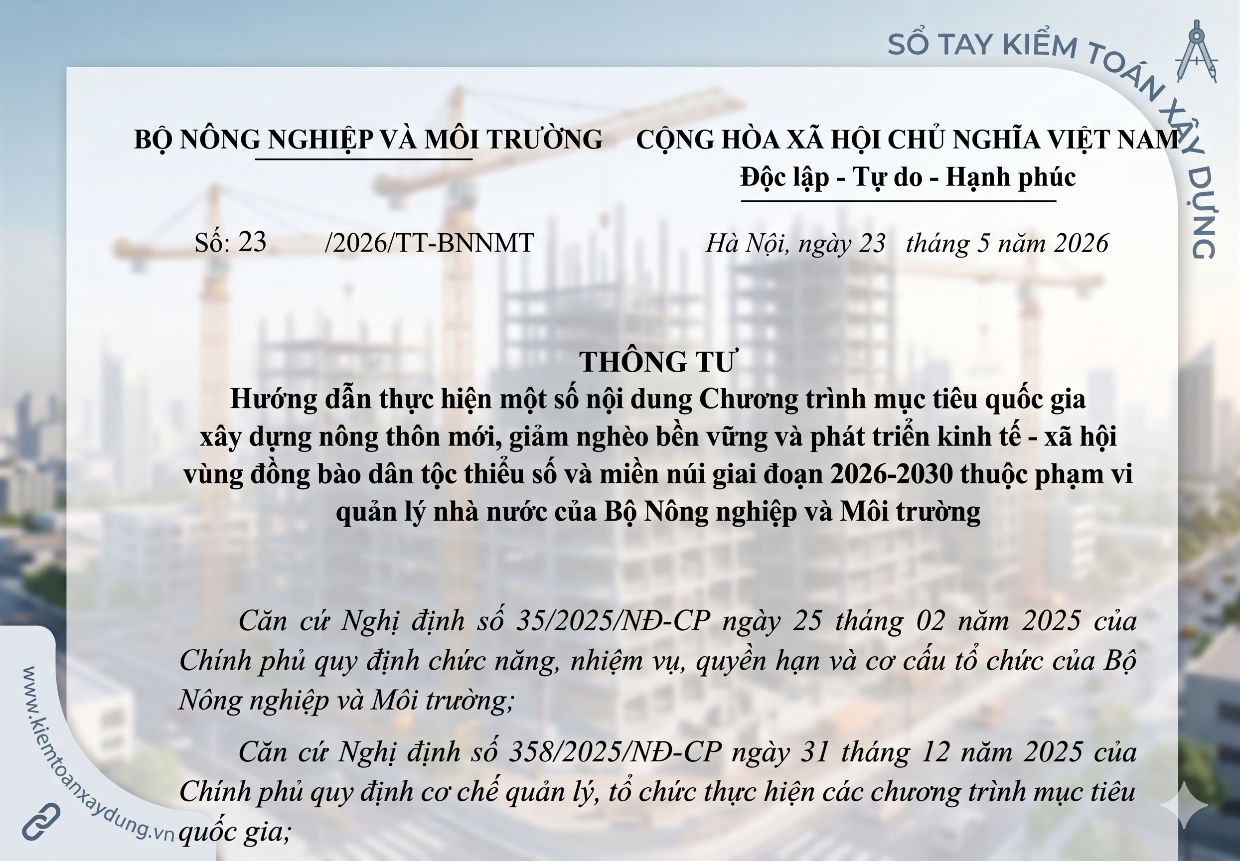 54-so-tay-kiem-toan-xay-dung-thong-tu-23-2026-tt-bnnmt